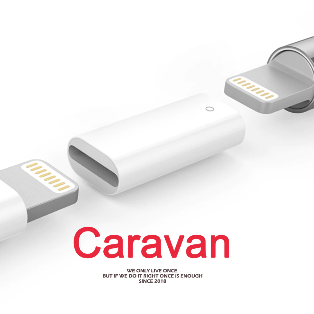 11# Caravan Crew หัวเเปลงชาร์จ แอปเปิ้ล Pencil ตัวเเปลงสำหรับชาร์จปากกา แอปเปิ้ล เพนซิล