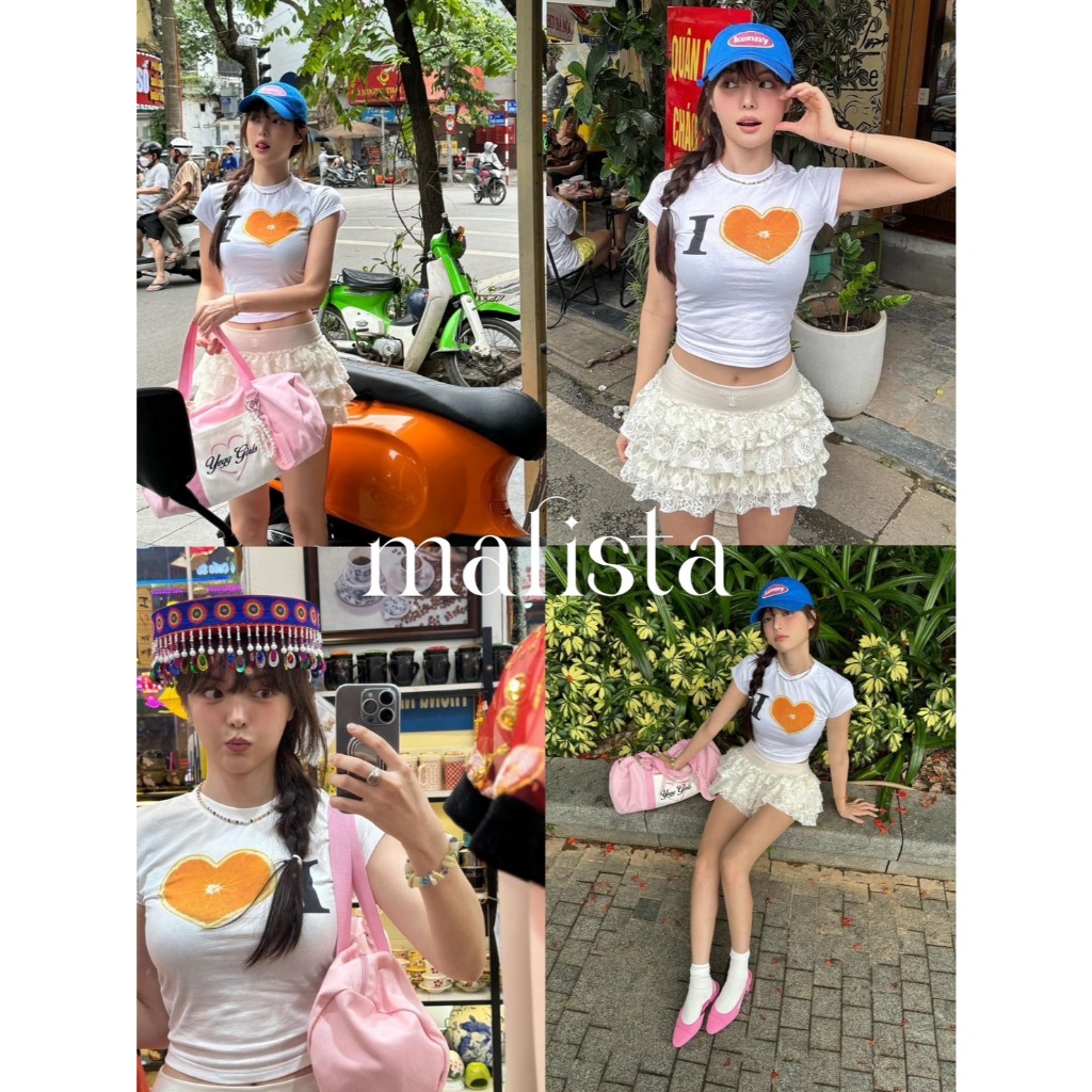 I TEE เสื้อยืดผ้าเด้ง สกรีนลายน่ารัก ลายสีช่วงนี้กำลังฮิตมาก gป็นอีกหนึ่งไอเทมที่แมชง่ายๆ