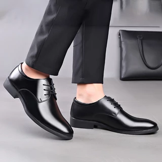 พร้อมส่ง Casual shoes รองเท้าหนังผู้ชาย หนังขัดมันชาย ไซส์ 39-45👞