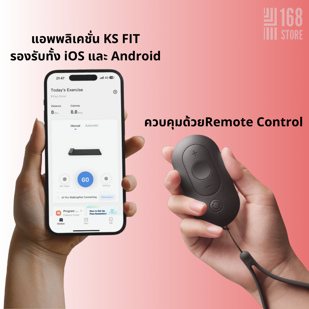 Kingsmith WalkingPad Z1 ลู่วิ่งไฟฟ้า ลู่เดินในบ้าน ความเร็ว 1- 6 km/hr รองรับนํ้าหนักสูงสุด 110 KG รูปที่ 7
