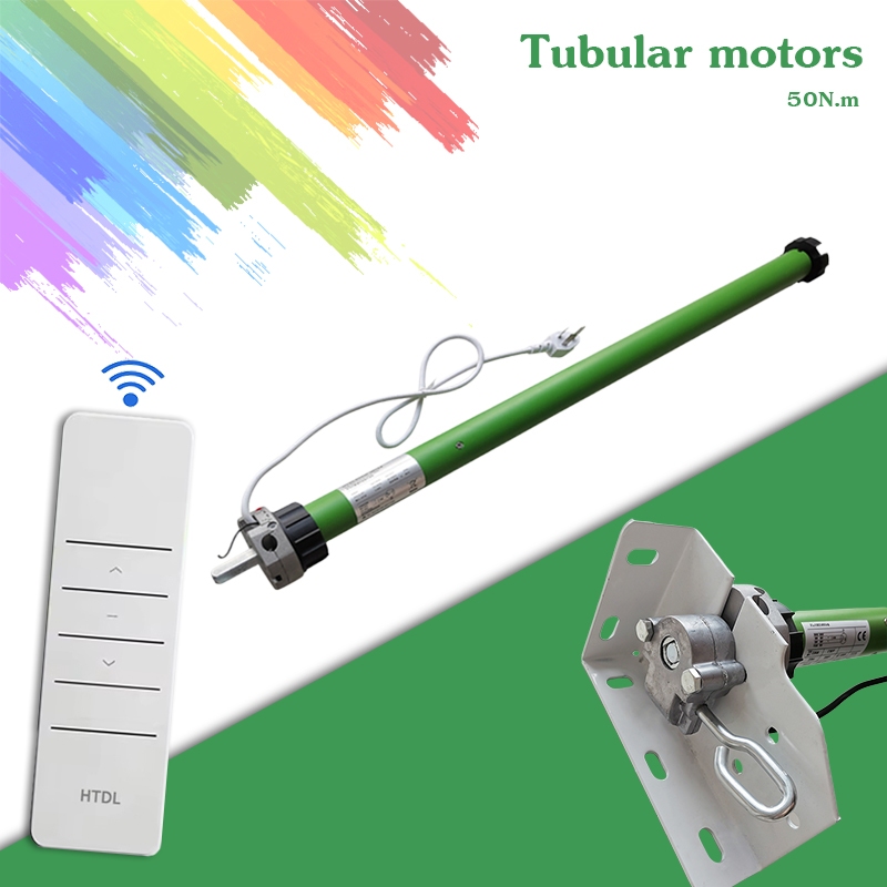 Tubular motors. Suitable for shade canopies. Get rid of tedious manual scaling. Model: LM45RM-50/12
