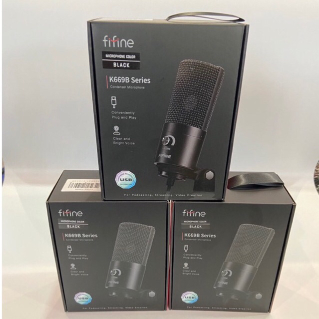 Fifine K669B USB Microphone