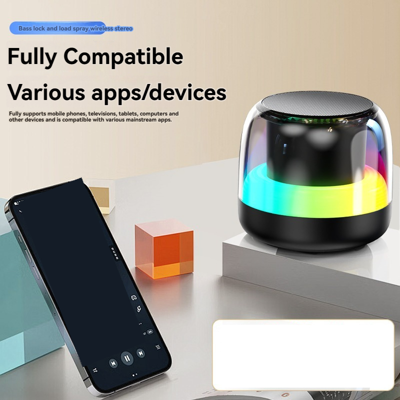 🔊ลำโพงบลูทูธไร้สาย🔊 ลำโพงไฟ ลำโพงโคมไฟพกพา โคมไฟ โหมดไฟหลายแบบ ลำโพง USB ลำโพงขนาดเล็ก Wireless Bluetooth Speaker