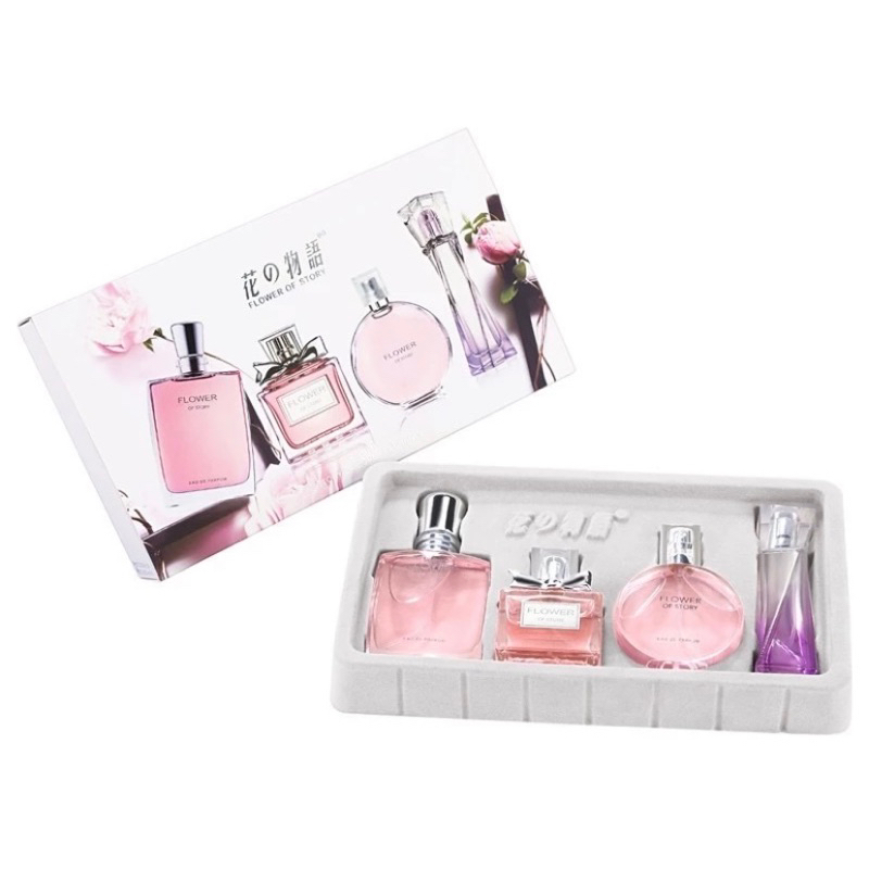 น้ำหอมเซ็ตผู้หญิง(ใหม่กุหลาบ) 25ml*4ขวด หอมกุหลาบเซ็กซี่ มีสเน่ห์ น่ามอง สยบกลิ่นเหงื่อ ผู้ดีมากกก