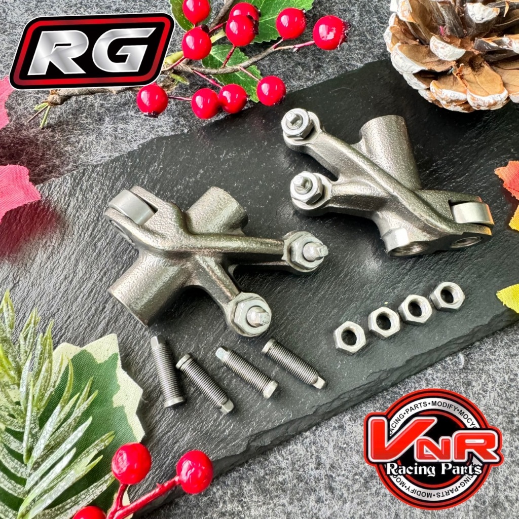 กระเดื่อง4วาล์วRg Exciter WAVE-125 พร้อมน็อตตั้งวาล์วแถมฟรี 4 ตัว ราคาต่อ 1 คู่