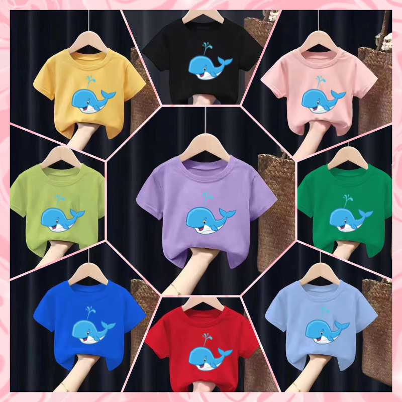 Hot2024 เสื้อยืดเด็กพิมพ์ลายการ์ตูน น่ารักๆๆๆๆ (ผ้าฝ้าย) Pattern 69