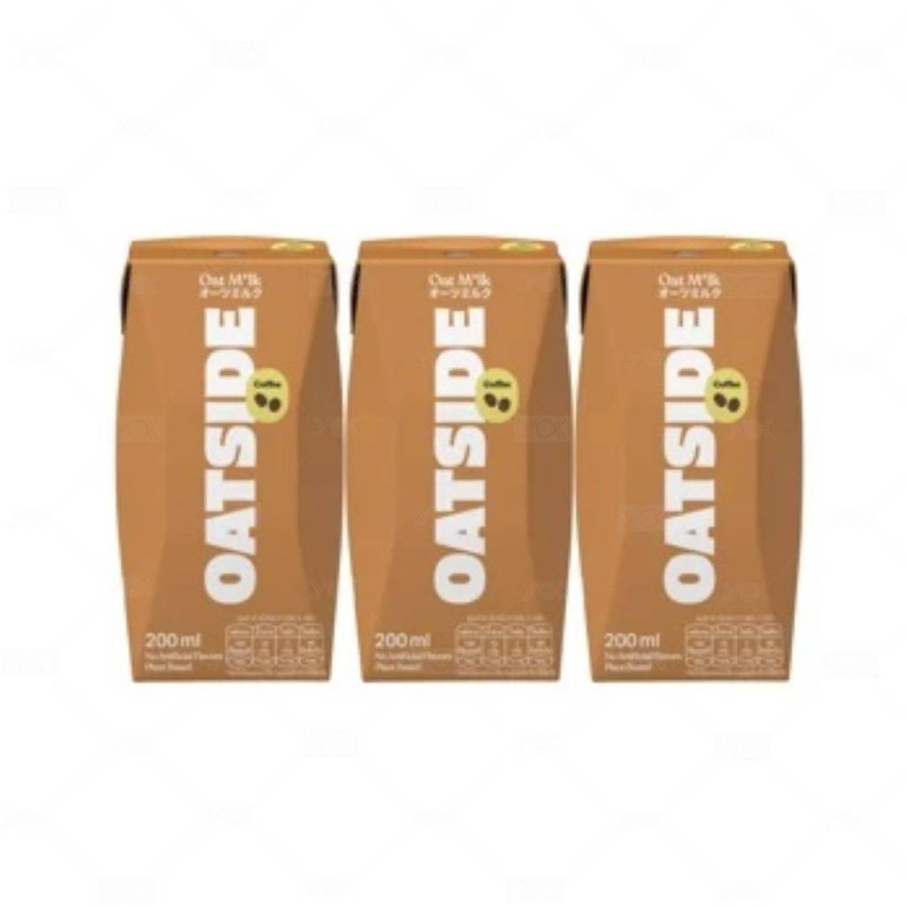 นมข้าวโอ๊ต Oatside รสกาแฟ 200ml. (3กล่อง/แพ็ค) หยกออนไลน์