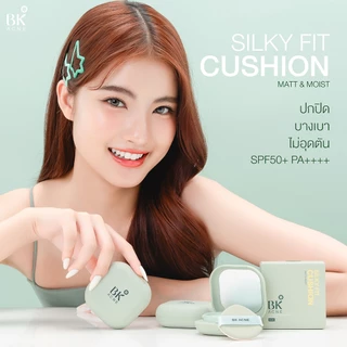 ถูก/แท้/มีไลฟ์ คุชชั่น คูชั่น BK Acne Silky Fit Cushion Matte&Moist SPF50+ PA++++ บีเค เกาหลี