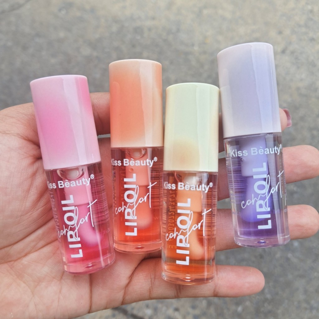 Kissbeauty ลิปออย comfort กลิ่นหอมละมุน เนื้อฉ่ำวาว NO.70598-03