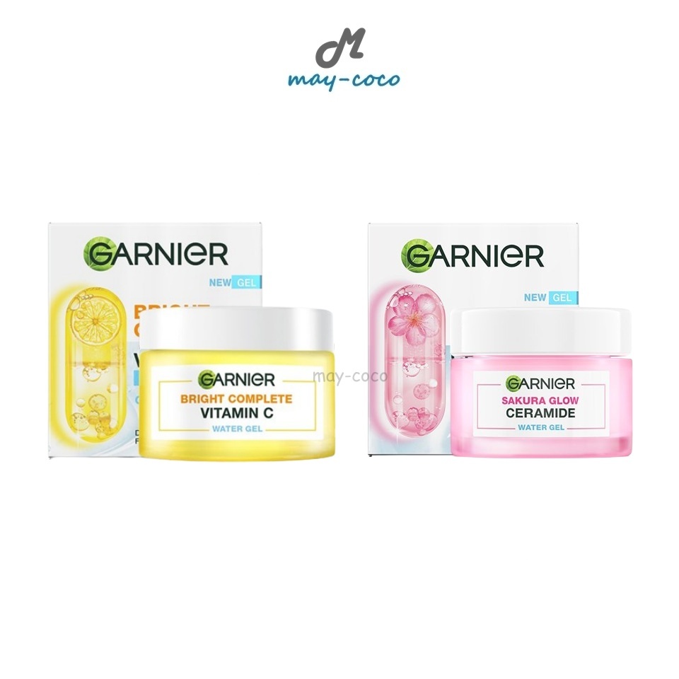 ถูก/แท้/มีไลฟ์ เจล Garnier Vitamin C Ceramide Water Gel เจลเบาฉ่ำ ครีมทาหน้า เนื้อเจล เจลวิตซี เจลกู้ผิว ชุ่มชื้น ฉ่ำ