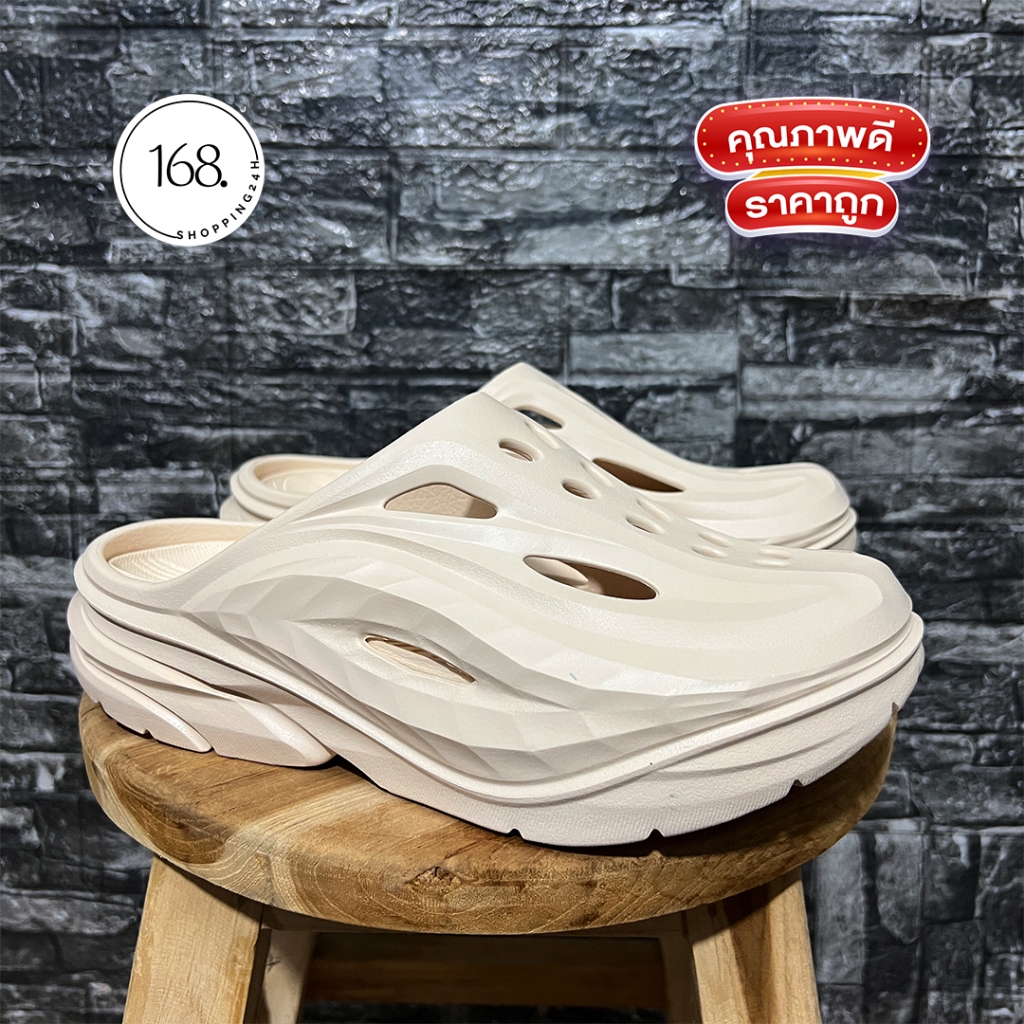 รองเท้าแตะ ผู้ชาย Hoka 2024 ใส่สบายสำหรับ วัสดุผลิตจากยางแท้100% Size M7-M11