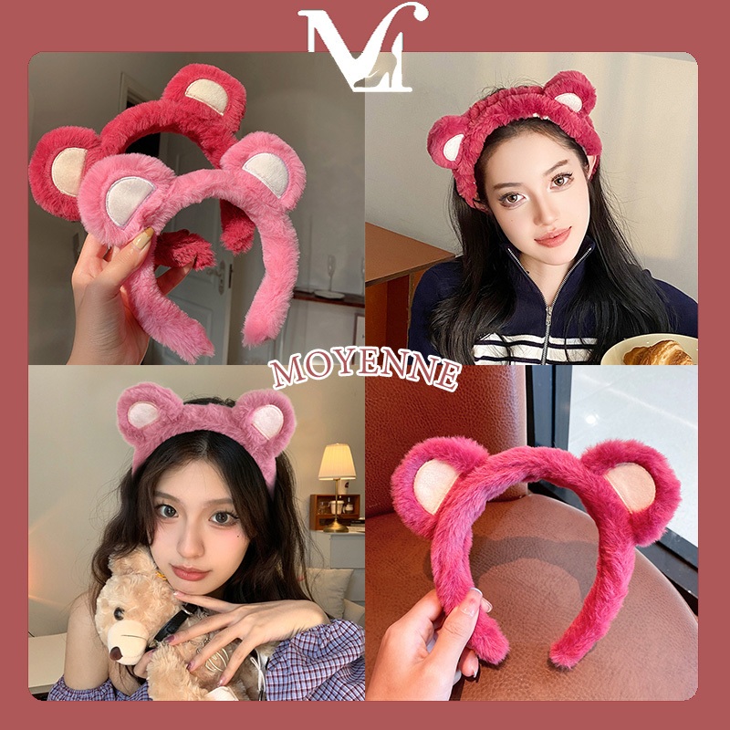 MOYENNE ที่คาดผมน่ารักและขี้เล่น สไตล์เรียบง่าย บางเบาหรูหราแบบเกาหลี ทรงฮิต