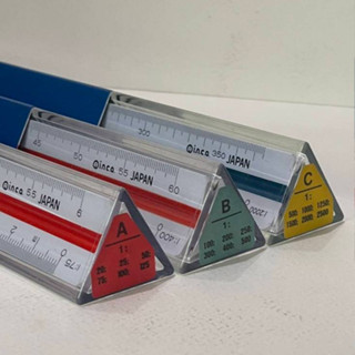 ไม้บรรทัดสเกลสามเหลี่ยมอินคา 30 cm สเกลต่ำ / สเกลกลาง / สเกล…