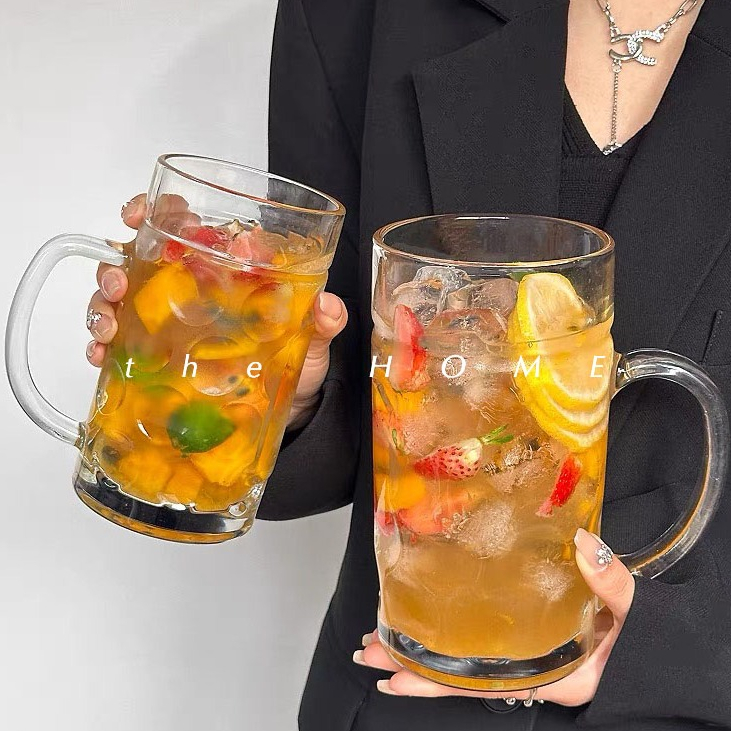 【พร้อมส่งในไทย】แก้วเบียร์ BIGSIZE 500ML/1300MLความจุขความใหญ่หนาพิเศษ