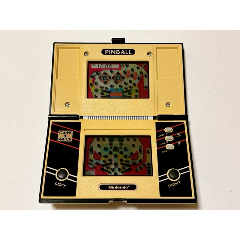 Nintendo GAME AND WATCH PINBALL 1983 นาฬิกาข้อมือ ทดสอบแล้ว หายากมาก