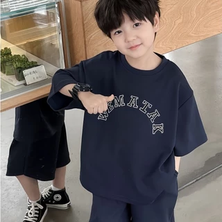 Beryl kids🌸ชุดเซ็ทเด็กชาย แฟชั่น🎀เสื้อแขนสั้นกางเกงขาสั้น ลำลองกีฬา 2ชิ้น สไตล์เกาหลี ฤดูร้อน