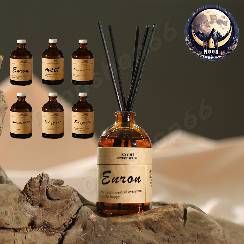ก้านไม้หอม น้ำหอมปรับอากาศ Diffuser น้ำหอมอโรม่า น้ำมันหอมระเหย น้ำหอมดับกลิ่น ก้านไม้หอมปรับอากาศ 100ml