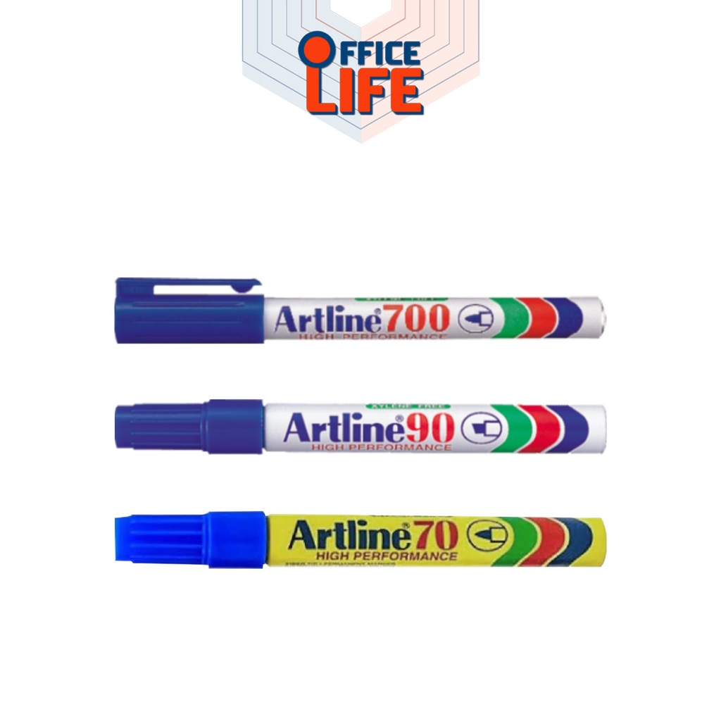 Artline ( อาร์ทไลน์ ) ปากกาเคมี รุ่น EK-70 / EK-90 / EK-700 เขียนได้ทุกพื้นผิว กันน้ำ ( 1 ด้าม ) - รูปที่ 2