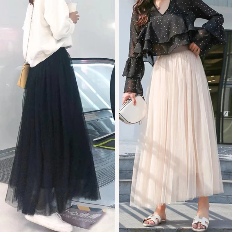 ใหม่ พร้อมส่งในไทย กระโปรงผ้ามุ่ง กระโปรงทรงเอแฟชั่นผู้หญิง มีหลายสี