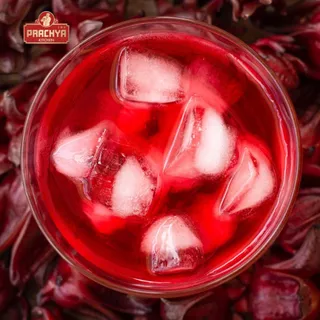 ชาดอกกระเจี๊ยบแดง อบเเห้ง Roselle Dried 50 กรัม ตรา ปราชญา