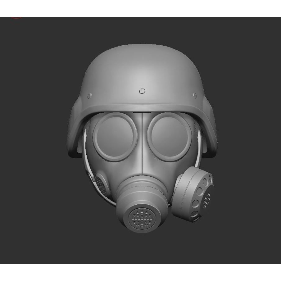 Resident Evil 2 Hunk - Headsculpt for Action Figures 3D print model