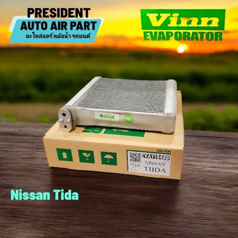 คอยล์เย็น ตู้แอร์ Vinn Nissan Tida นิสสัน ทีด้า 4 ประตูและ 5 ประตู