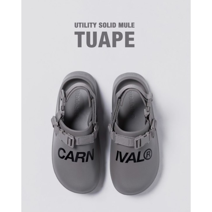 [ ของแท้ ] รองเท้าแตะ CARNIVAL UTILITY SOLID MULE “TAUPE” ของใหม่ พร้อมส่ง