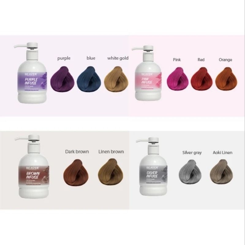 BEAVER COLOR LOCK SHAMPOO แชมพูล๊อคสีผม 200 ML