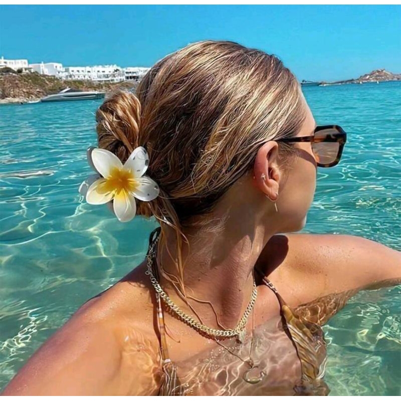 พร้อมส่ง🇹🇭กิ๊บดอกลีลาวดี กิ๊บดอกไม้ Summer 8cm