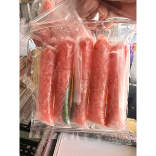 แหนมแท่ง1แพ็คมี25แท่งผลิตจากหนังหมู