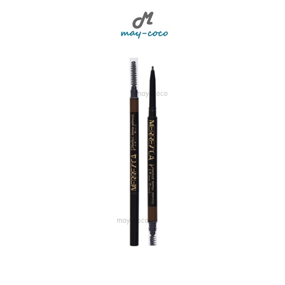 ถูก/แท้/มีไลฟ์ ดินสอเขียนคิ้ว Merrezca Perfect Brow Pencil เมอร์เรซกา เขียนคิ้ว คิ้วสวย คิ้วปัง กันน้ำ กันเหงื่อ