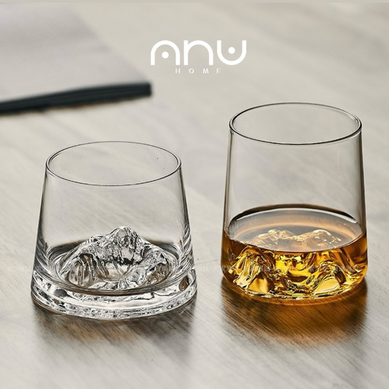 Mountain Glass แก้วดื่มนำ้ หรือ Whisky สไตล์ญี่ปุ่น รูปทรงภูเขา