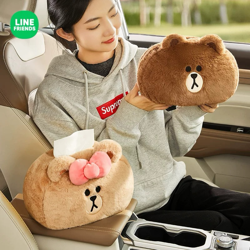 #พร้อมส่ง ใส่ทิชชูหมีบราวน์ ใช้ในรถ ในบ้าน