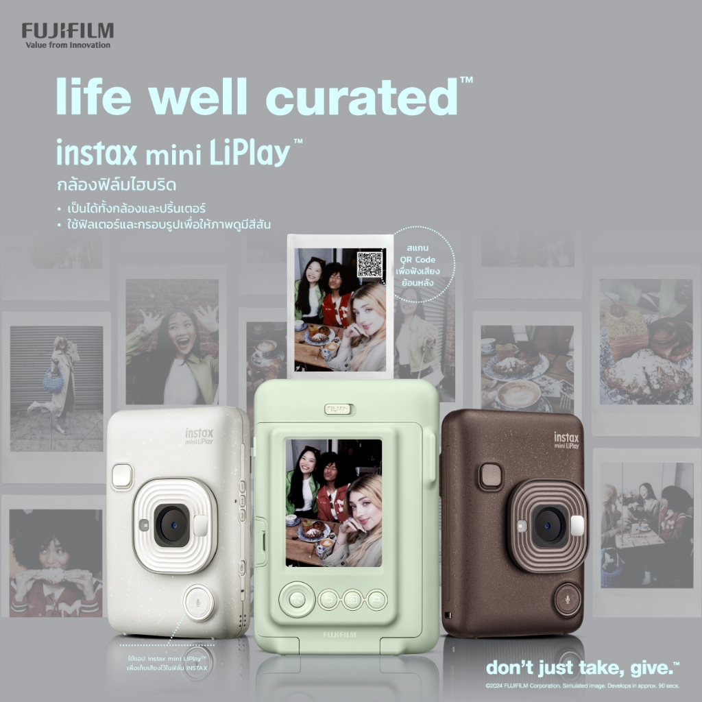 Fujifilm instax mini LiPlay ประกันศูนย์