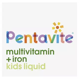 Pentavite Gold Multivitamin + Iron Liquid For Kids 200ml มัลติวิตามินชนิดน้ำรสแตงโม