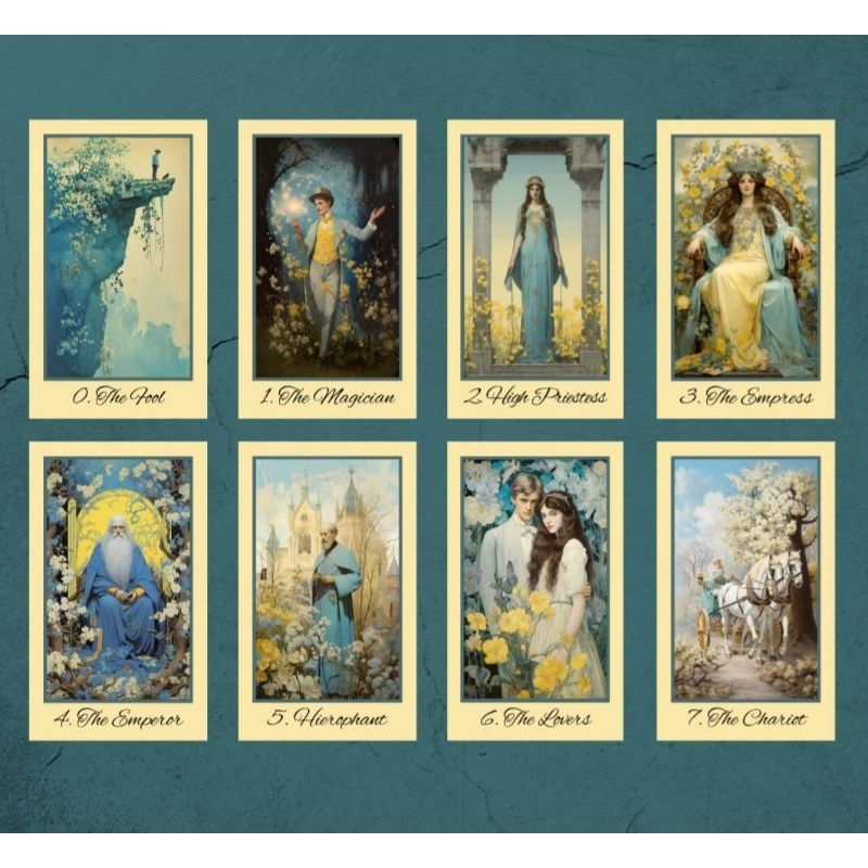 Bygone Tarot ไพ่ยิปซีแท้สไตล์วินเทจ ไพ่ยิปซี ไพ่ทาโร่ต์ ไพ่ออราเคิล Tarot deck