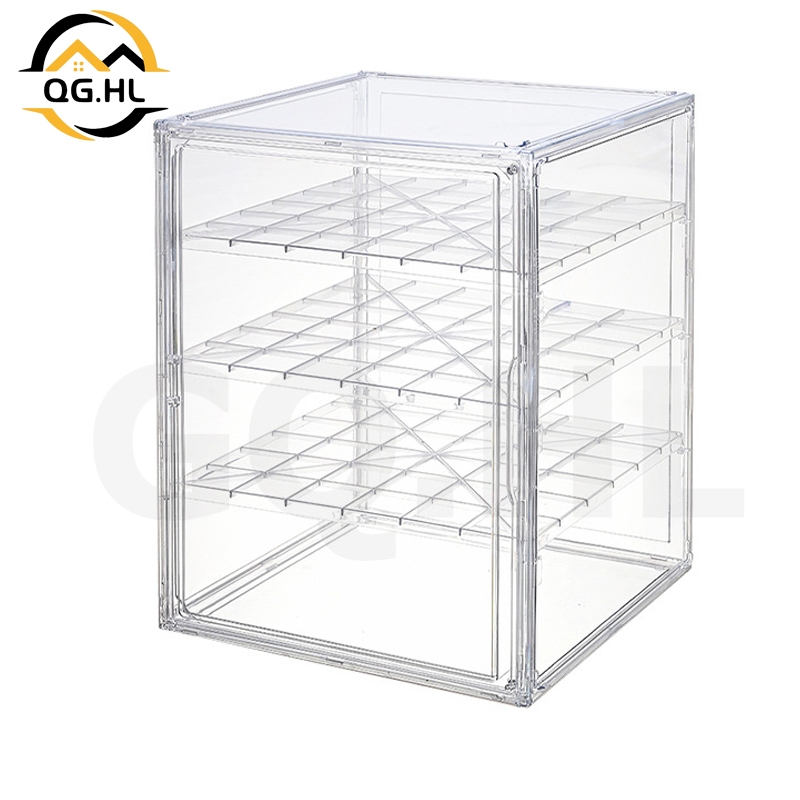 กล่องใส่โมเดล 4ชั้น กล่องอะครีลิคขนาดยักษ์ with lid storage boxes