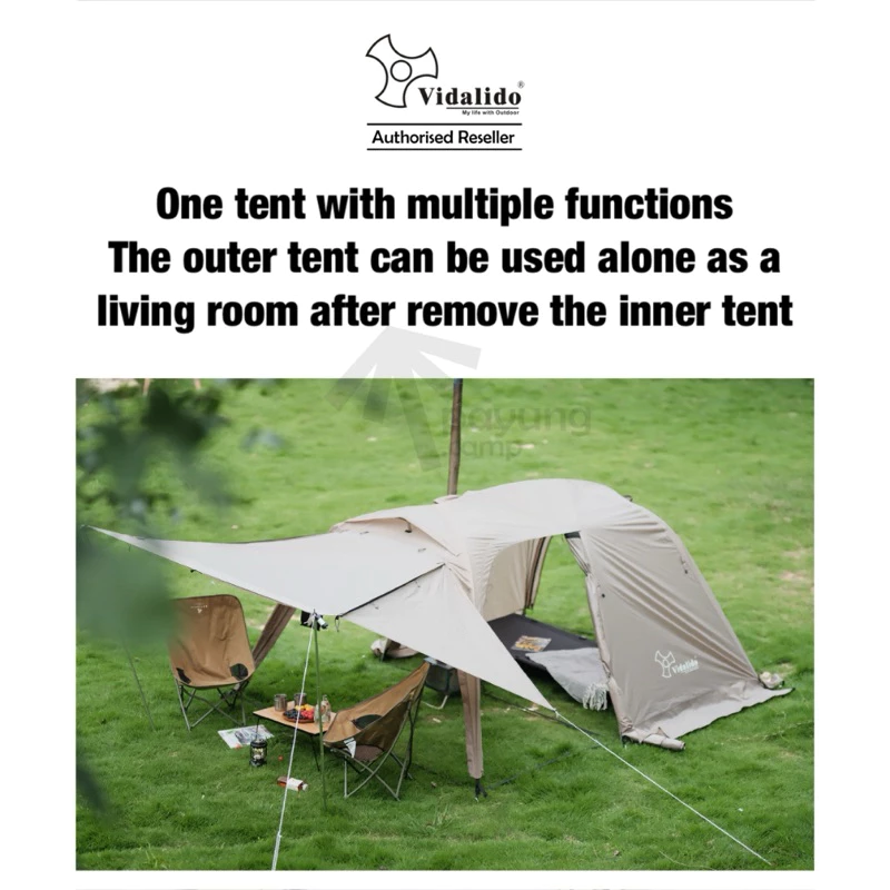 Vidalido Coastline Ultralight Tent เต็นท์ 2room thumbnail 5