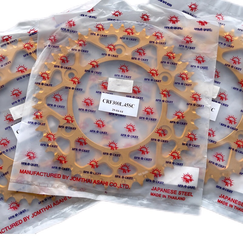 สเตอร์หลัง CFR300L อลูมิเนียม ขนาด 45 ฟัน   JTA460.45T (GOLD)