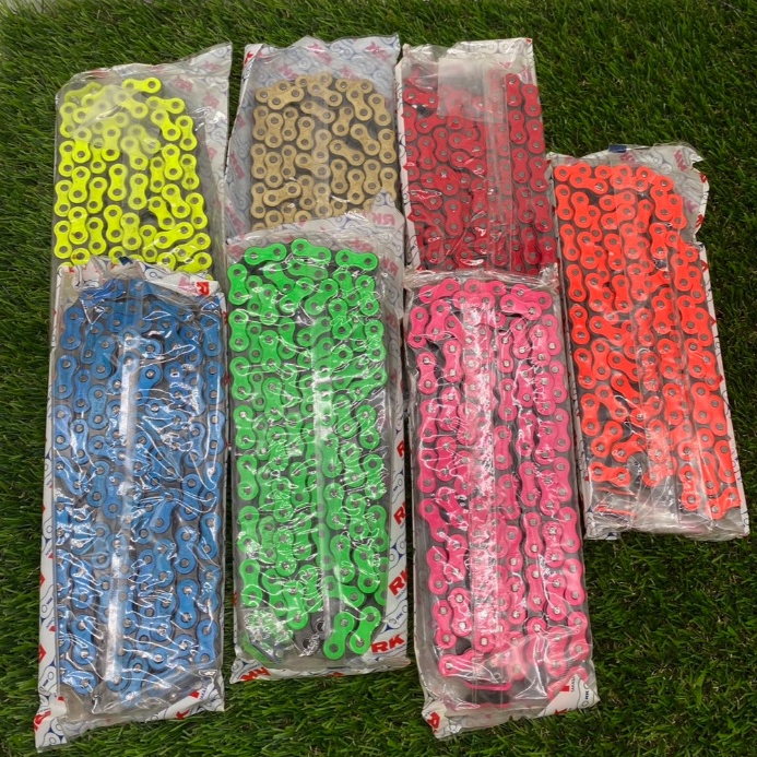 สินค้ามาใหม่ โซ่สีแต่งRK-415 130ข้อ มี7สีให้เลือก ของแท้100% สินค้าคุณภาพดีสินค้าพร้อมส่ง