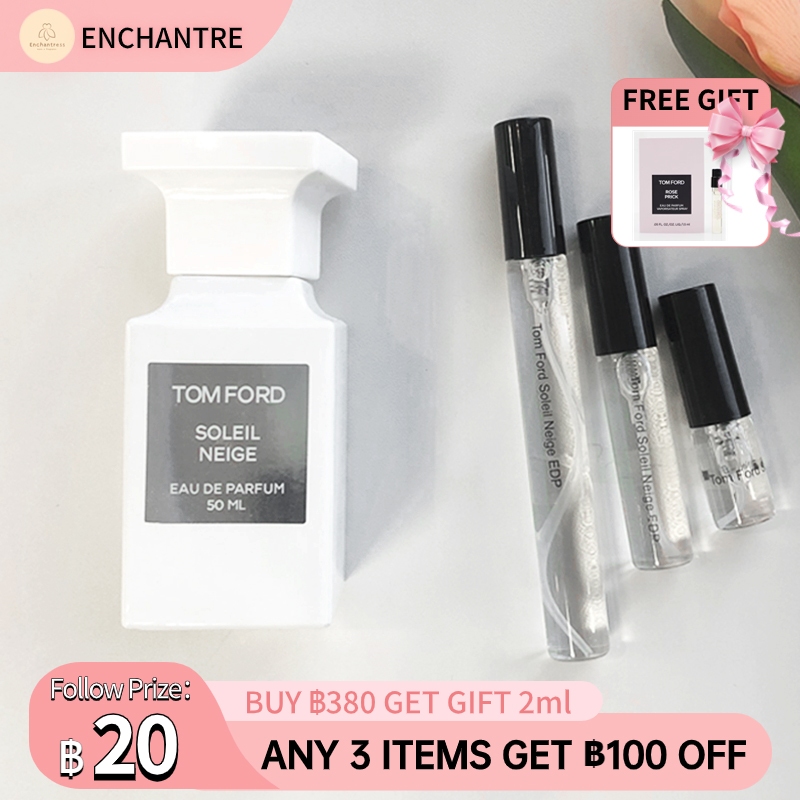 【สปอตสินค้า】น้ําหอมแท้ 100% TF Tom Ford Soleil Neige/Lost Cherry/Vanilla Sex EDP 2ml/5ml/10ml น้ําหอม unisex จัดส่งที่ร