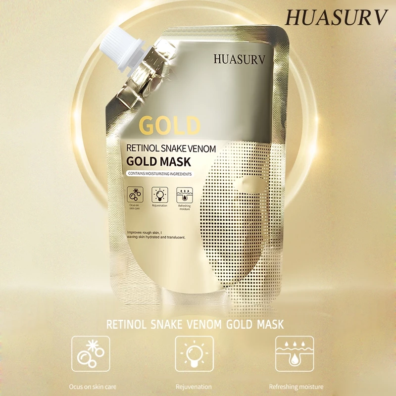 มาส์กหน้าทองคำ HUASURV มาส์กคอลลาเจน โปรคุ้ม สกินแคร์ ผิวชุ่มชื้น หน้าเนียนนุ่ม -- M SET 5 thumbnail 8