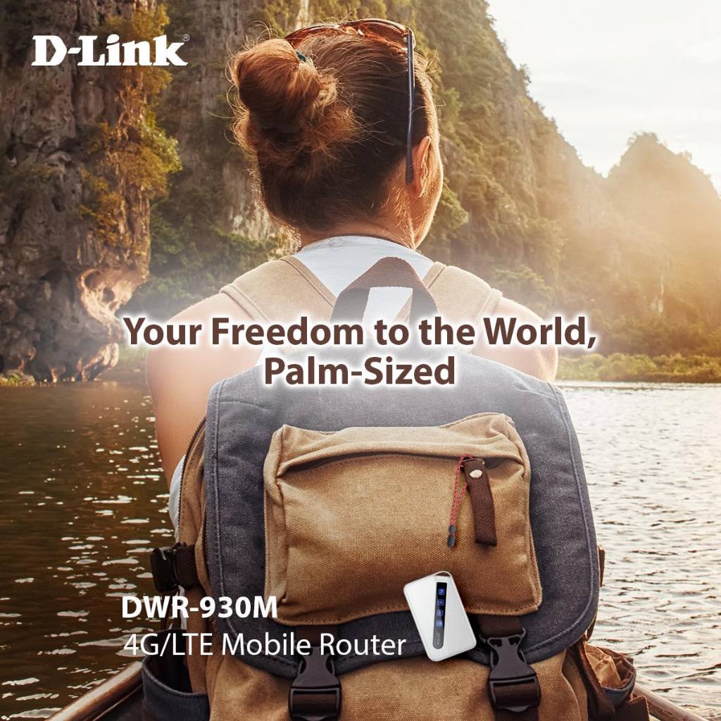 DWR-930M 4G/LTE Pocket Wi-Fi ใส่ซิม พกพาได้ทุกที่