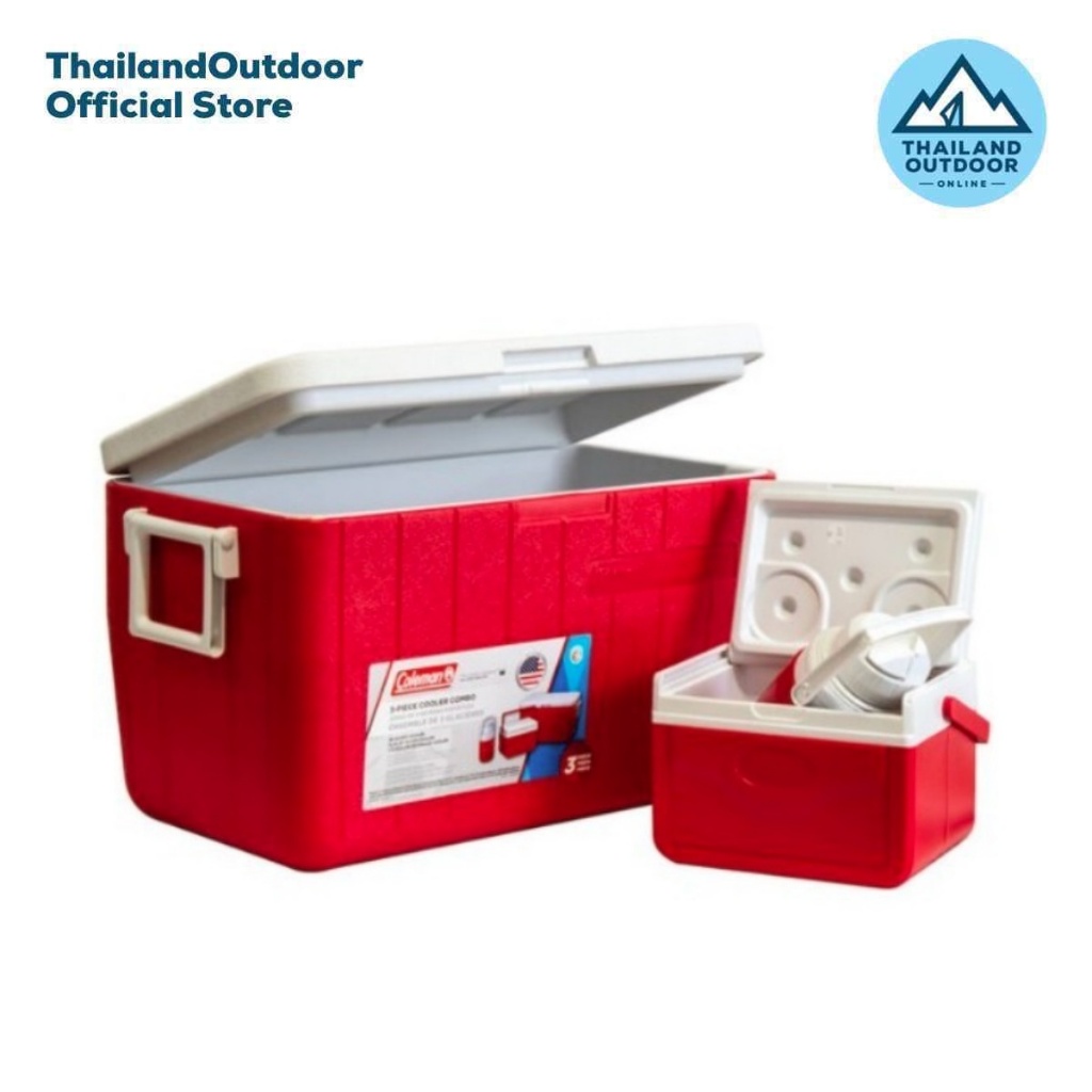 Coleman US กระติกน้ำแข็ง  48 QT Combo Cooler (5 QT & 1/3 Gal)