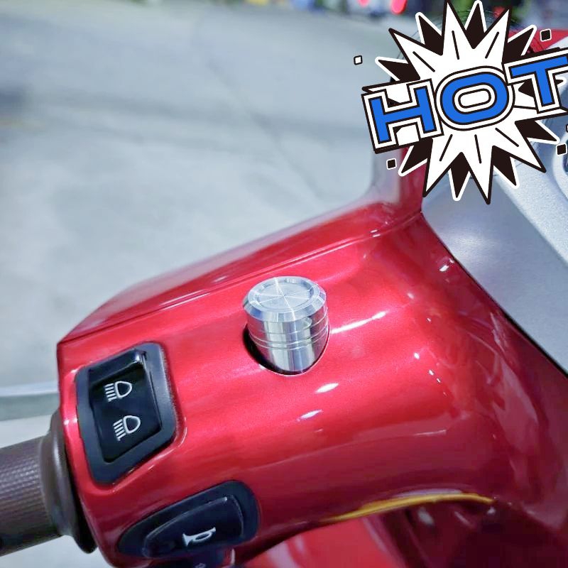 อุดกระจก Giorno จีออโน่ ปิดรูกระจก งานอลูมิเนียม ติดตั้งง่ายมีเกลียวยึดแน่น ครอบวงเต็มรู น้ำไม่เข้า ใส่ได้ทั้ง Abs Cbs - รูปที่ 7