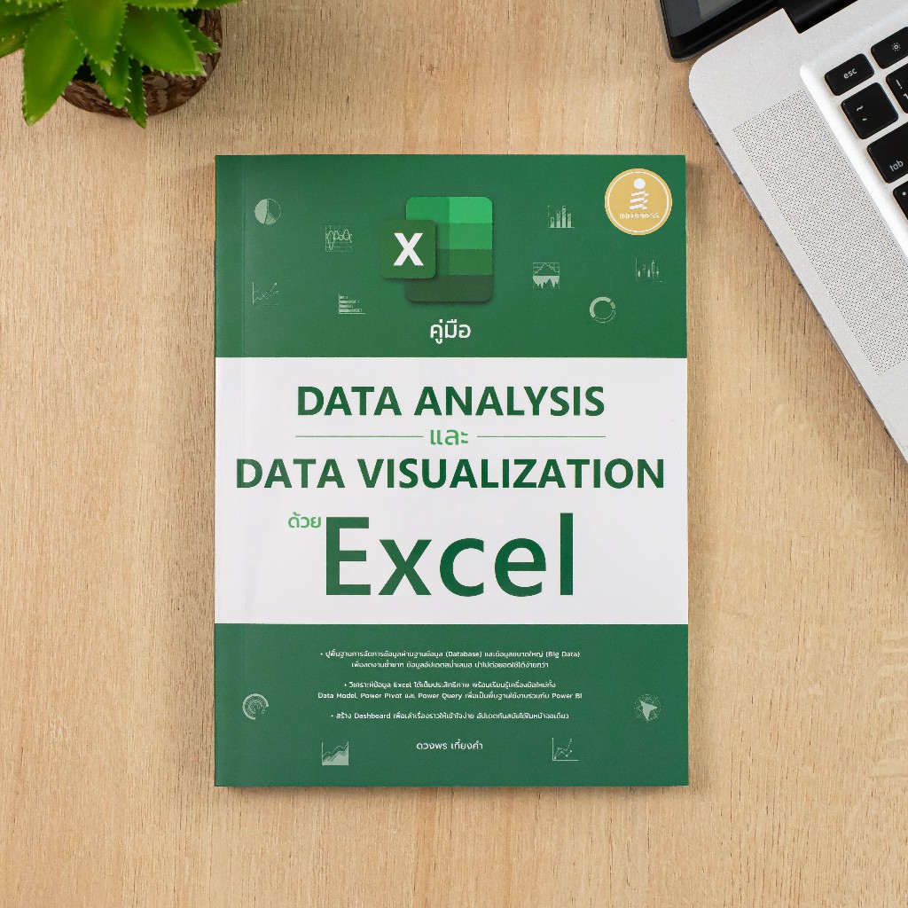 หนังสือ คู่มือ Data Analysis และ Data Visualization ด้วย Excel
