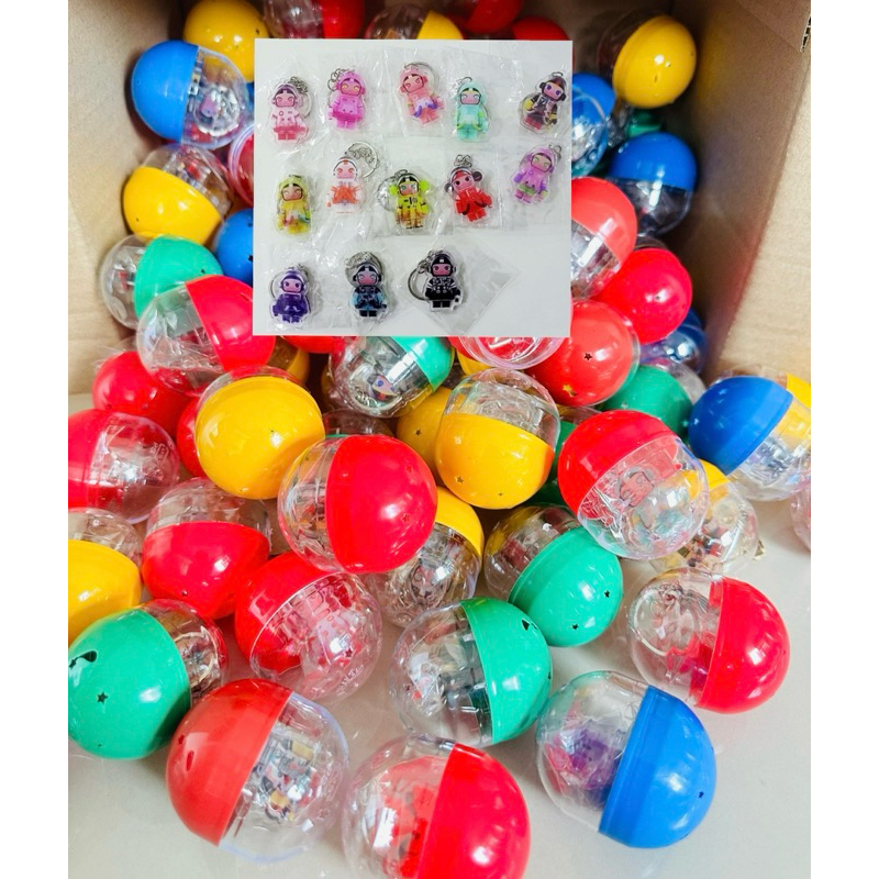 พร้อมส่ง ไข่พวงกุญแจอะคริลิคมอลลี่ opp ราคาส่ง