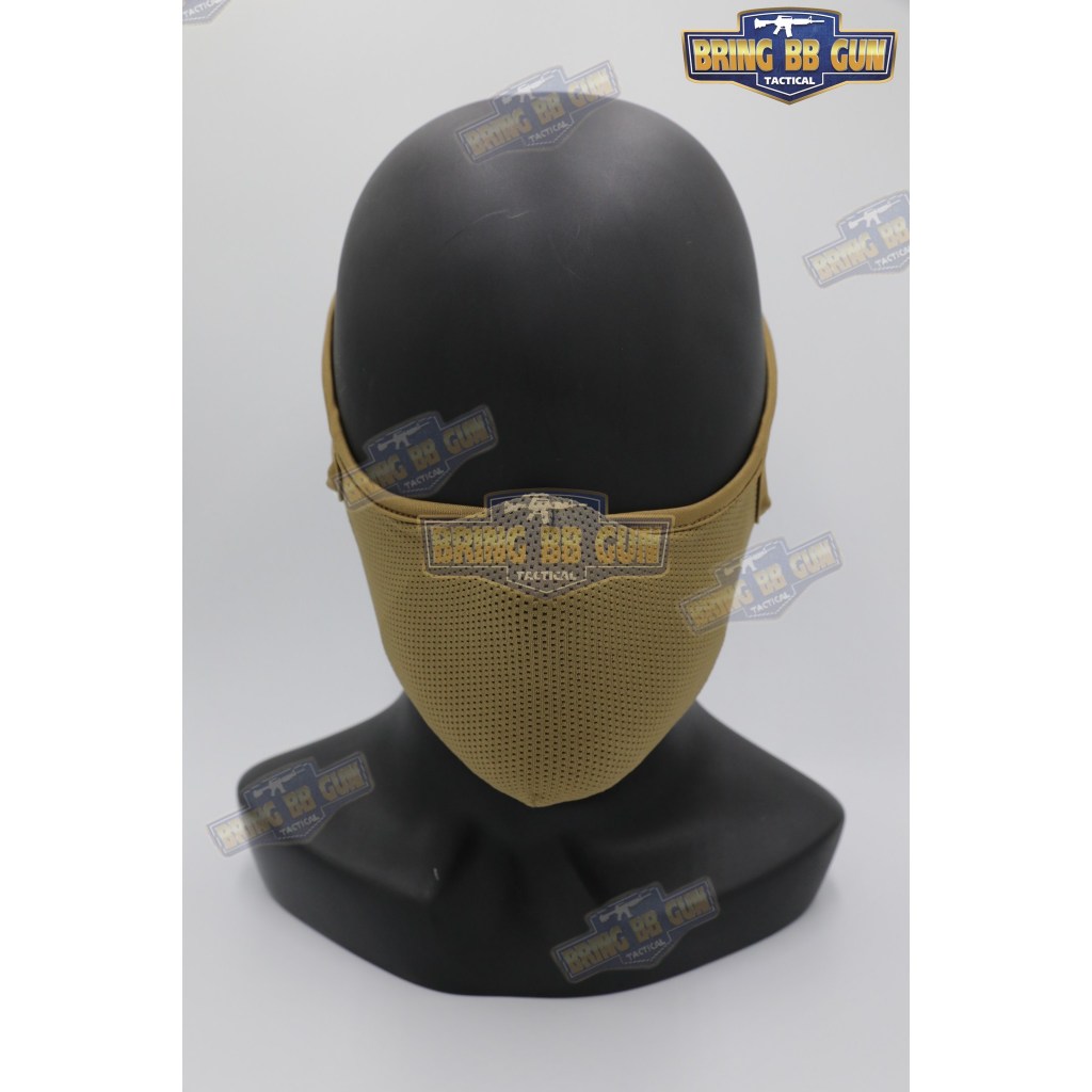 BR4 แมส+ตระแกรงกันปาก มี3สีให้เลือก สีดำ สีทราย สีเขียว BR4 - รูปที่ 6