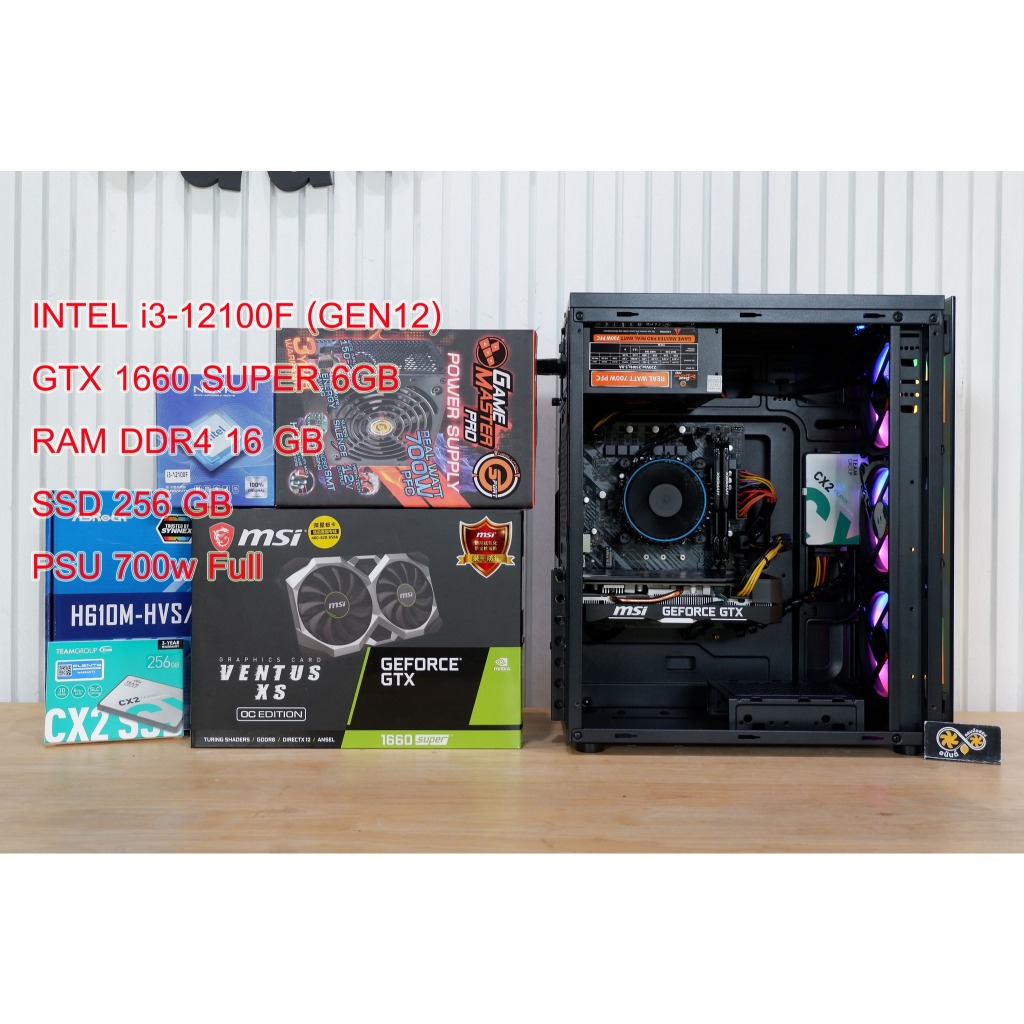 คอมเล่นเกมส์ลื่นๆ I3 GEN 12 / GTX 1660 SUPER