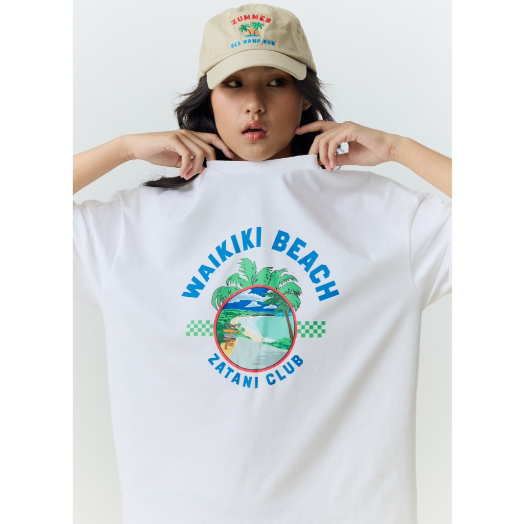 ZTN0031 Wakiki T-shirt (zatanidesign)